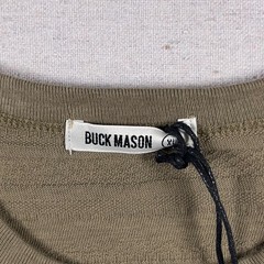Buck Mason T Shirt Mens XL Cypress Vintage Jacquard Classic Tee NWT $68