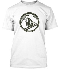 Mountain Pando Commando T-Shirt Made in the USA Size S to 5XL