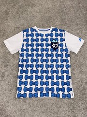 Nike Kevin Durant Nets Bow Tie T-Shirt Size Large Short Sleeve White