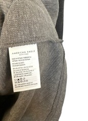 AMERICAN EAGLE Super Soft Gray Raglan Thermal Shirt Long Sleeve Size M
