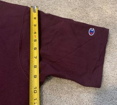 VINTAGE XL Champion Maroon Plum Heavy Weight Cotton TShirt EXTRA LARGE Lot Of 4
