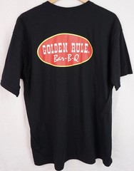 GOLDEN RULE BAR-B-Q BBQ BARBECUE BIRMINGHAM AL T SHIRT TEE BLACK SIZE XL