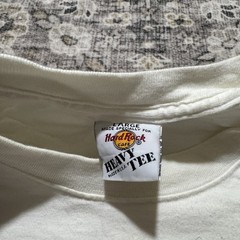 Vintage Hard Rock Cafe Atlantic City White T-Shirt Men’s Sz L USA Made Heavy Tee