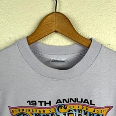 Vintage Rod Run Shirt XL Purple Single Stitch Deep South Birmingham AL Car Show