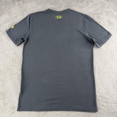 Under Armour Shirt Mens Medium Gray Brahma Bull Project Rock Gym Graphic Tee