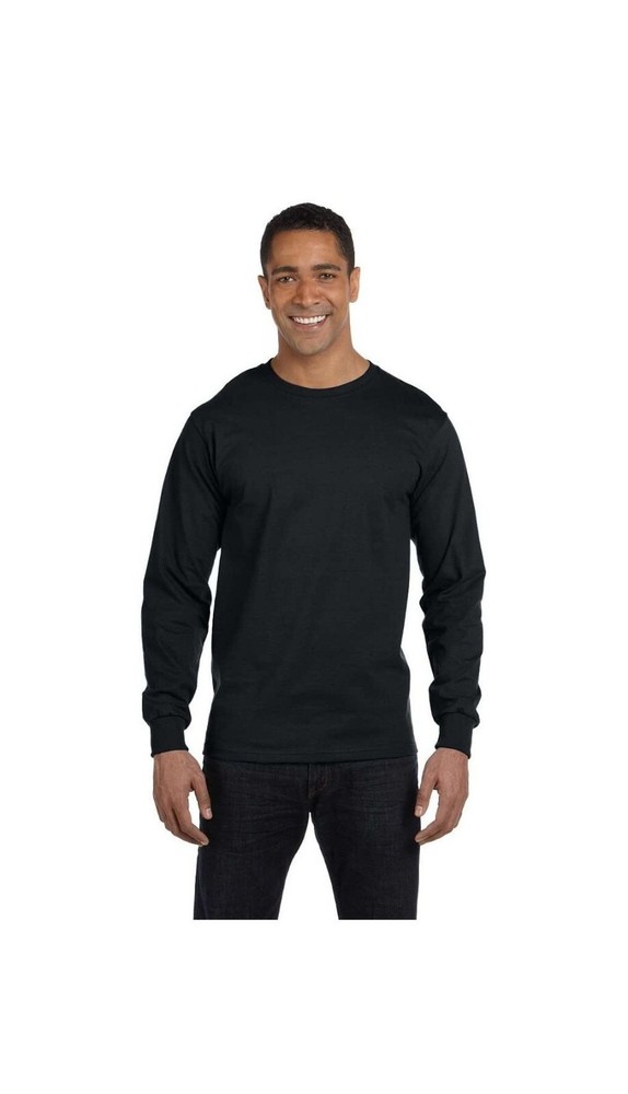 Hanes Men’s 5.2 oz. ComfortSoft® Cotton Long-Sleeve T-Shirt – 5286