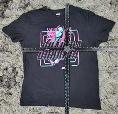 Shakira Shirt Mens Large Black Pink Pop Music Concert Spell Out Logo Old Navy