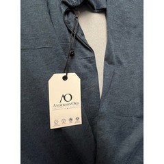 Anderson Ord Butter T Long Sleeve Shirt Navy Heather Mens XL Performance