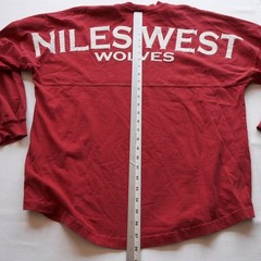 Niles West High School Spirit Jersey Shirt Medium 90s Football Sports Vintage