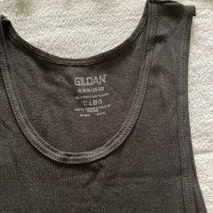 5 Pack Gildan Mens Cotton Ribbed Tank top A-Shirt Wife Beater Undershirt M 38-40