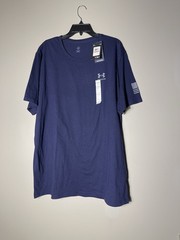 Under Armour Men’s Freedom Flag Gradient Short Sleeve T-Shirt Size 3XL Navy New