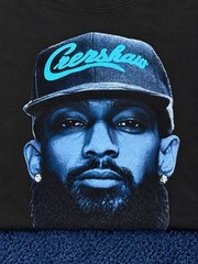 Nipsey Hussle Graphic T-Shirt Men’s Large Black Short Sleeve Tribute Tee Hip Hop
