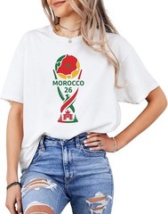 Morocco Soccer Fan Shirt 2026 Football Supporter Tee World Cup Inspired T Shirt