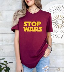 World Peace Activist Comfort Tee Anti War Protest Shirt
