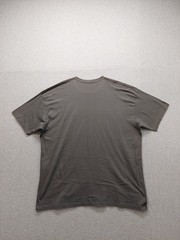 Karl Lagerfeld Men Shirt XXL Gray Crew Neck Short Sleeve Flat Front Outdoor Tee