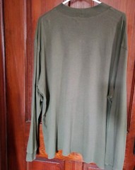 Olive Green Ivy Crew Long Sleeve Shirt Mens XXL Cotton Top