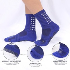6 Pairs Grip Soccer Socks Colorful Non Slip Sports Football Basketball Hospit…