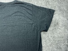 Star Wars Shirt Mens Large Charcoal Gray Yellow Logo Graphic Tee Old Navy Movie