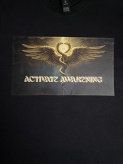 DTF Custom Made – ACTIVATE AWAKENING Short Sleeve T-Shirt – Black SML