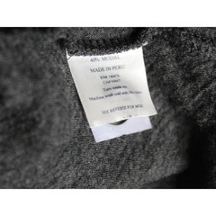 Faherty Henley Shirt Mens Large Gray Cloud Cotton Long Sleeve Casual Minimalist