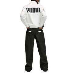 PUMA Asap Rocky X Layered Pit Graphic Collared Long Sleeve Button Up Mens Size