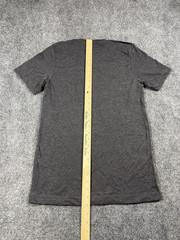 Adidas Shirt Mens Size Small Short Sleeve Gray Logo Outdoor Casual Sports Gray