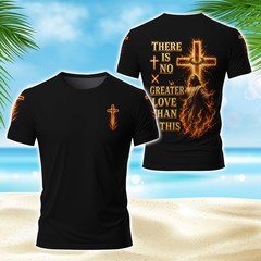 Custom name There Is No Greater Love Than This 3D Shirt Fullsize S-5XL