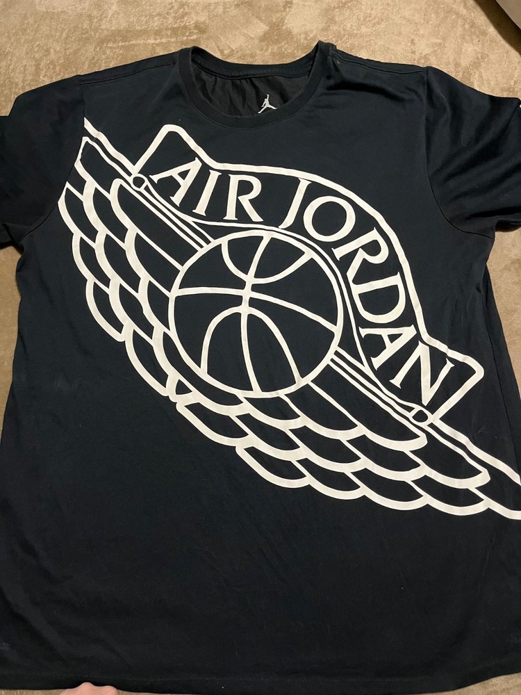 Black Air Jordan Jordan brand t shirt size xl