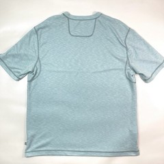 Tommy Bahama Light Aqua Blue Heather Tencel Blend T-Shirt Men’s Size L