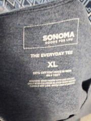 Sonoma Tshirt Blue Longsleeve XL The Everyday Tee Men Chest 48″ Length 26.5″