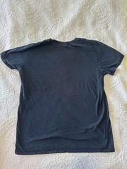 2018 Gildan Nirvana Smiley Face Black Music Grunge Shirt Adult Size M(?) Classic