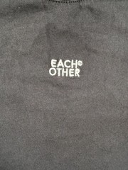Each x Other Shirt Mens Medium Black Crew Neck Embroidered Logo Tee Summer