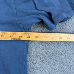 Legend Mens Crested Butte Colorado Mountain Pocket T-Shirt Blue Size L Cotton