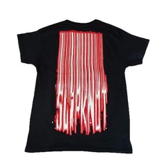 Slipknot T Shirt M Black Surfacing Cover Barcode Logo Double Sided NEW *hole