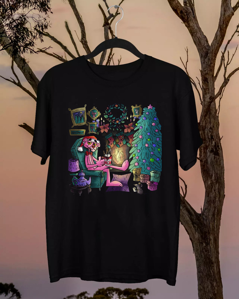 Merry Christmas Pink Panther Full Size Shirt Gift Funny KK750