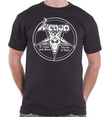 VENOM – In League With Satan – T SHIRT S-M-L-XL-2XL Brand New T Shirt