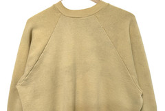 M/L Vtg Mid 90s Blank Distressed Worn Skate Punk Grunge Boxy Raglan Sweatshirt