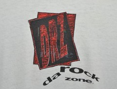 Vintage No Blood No Foul Da Rock Zone T-Shirt 1990’s Single Stitch Oversized L