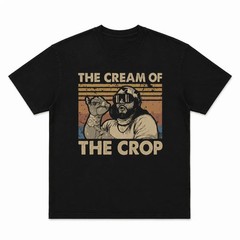 Cream of the Crop Funny Wrestling Retro Graphic Unisex T-Shirt