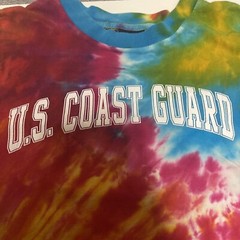 U.S. Coast Guard Rainbow Tie Dye Shirt Men’s Size XL