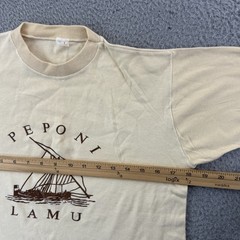 Vintage Peponi Hotel Shirt Adult Small Kenya Lamu Short Sleeve 80s Outdoor USA
