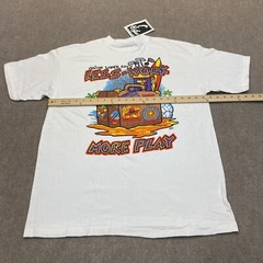 Senor Lopez Shirt Mens XL White Single Stich Travel Deadstock vtg 90s y2k