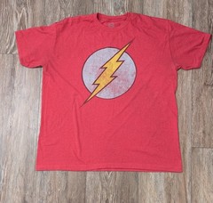 DC Comics The Flash Men’s XL Red Short Sleeve T-Shirt