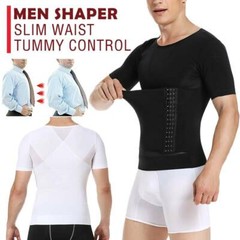 Men Slimming Body Shaper Vest Abs Abdomen Compression Shirts Fitness Tank Tops