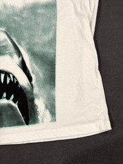 Jaws Tank Top Mens Large White Shark 1975 Swimmer Horror Adventure Film Graphic
