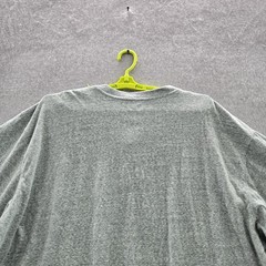 Carhartt Men Shirt 3XL Gray K84 G23 Henley Button Logo Short Sleeve
