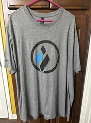 Innvictis Asymmetric T-Shirt Gray Size 3XL Soft