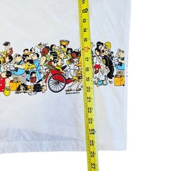 Vintage Dim Sum Shirts I Survived Hong Kong T Shirt Size L White 2 Sided Graphic