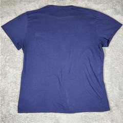 Old Navy Mens XL Soft Washed Blue T-Shirt Floral Print Pocket Crew Neck Tee