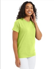 Hanes 5170 5XL EcoSmart Crewneck Short Sleeve Tee Pit to Pit 31″ Safety Green